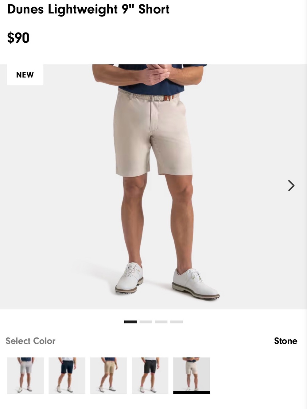 NWT MENS GOLF SHORT 34” waist 9” inseam have two other colors available